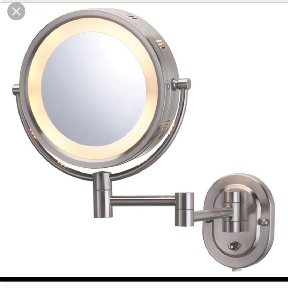 Magnified Wall Mount Mirror